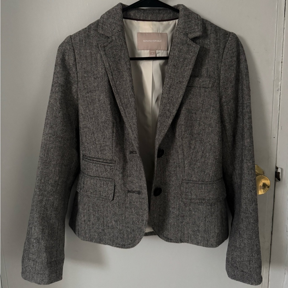 Banana Republic Tweed Blazer